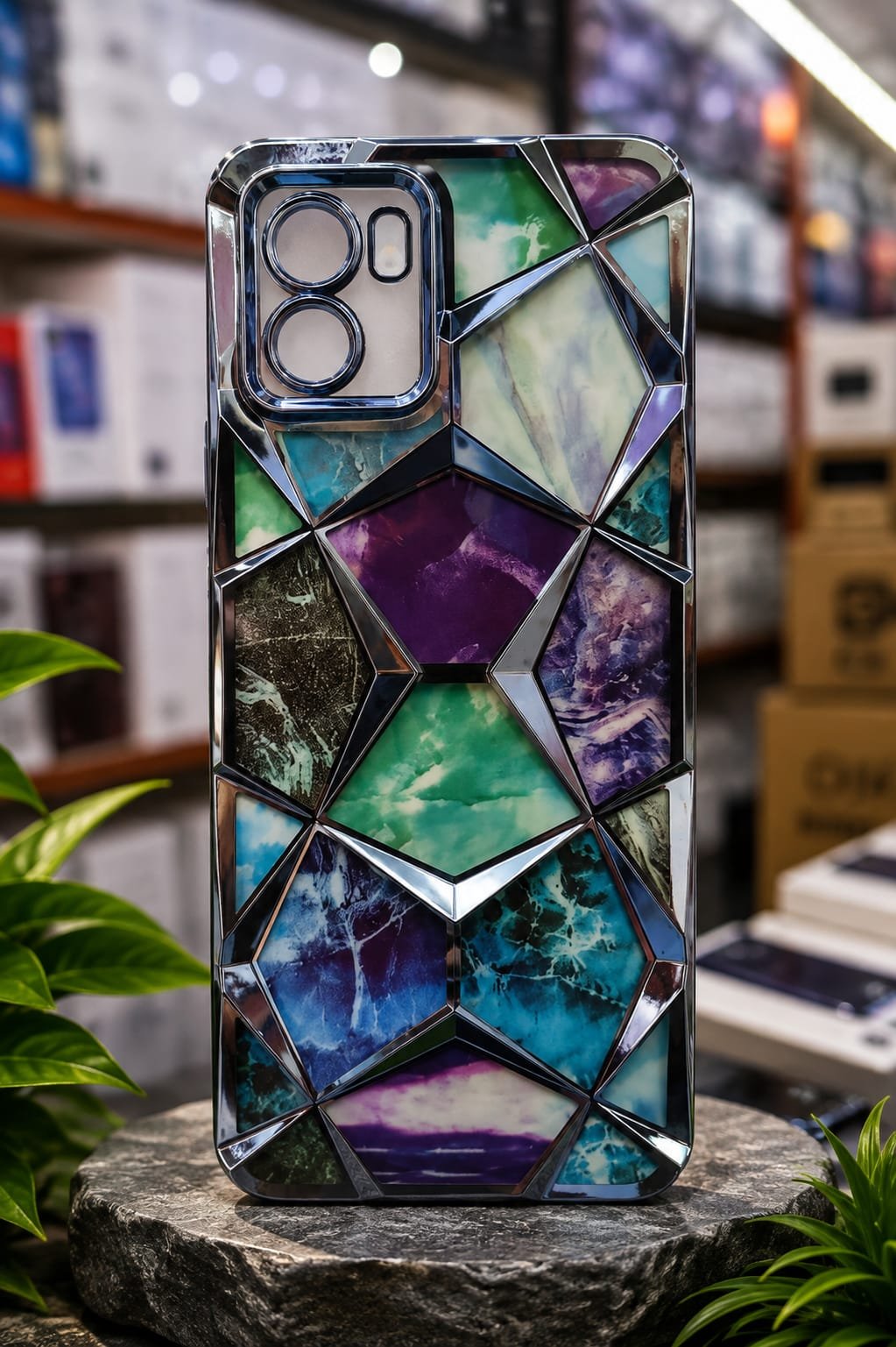 Vivo Y01 Diamond Back Cover | Premium Designer Stylish Case