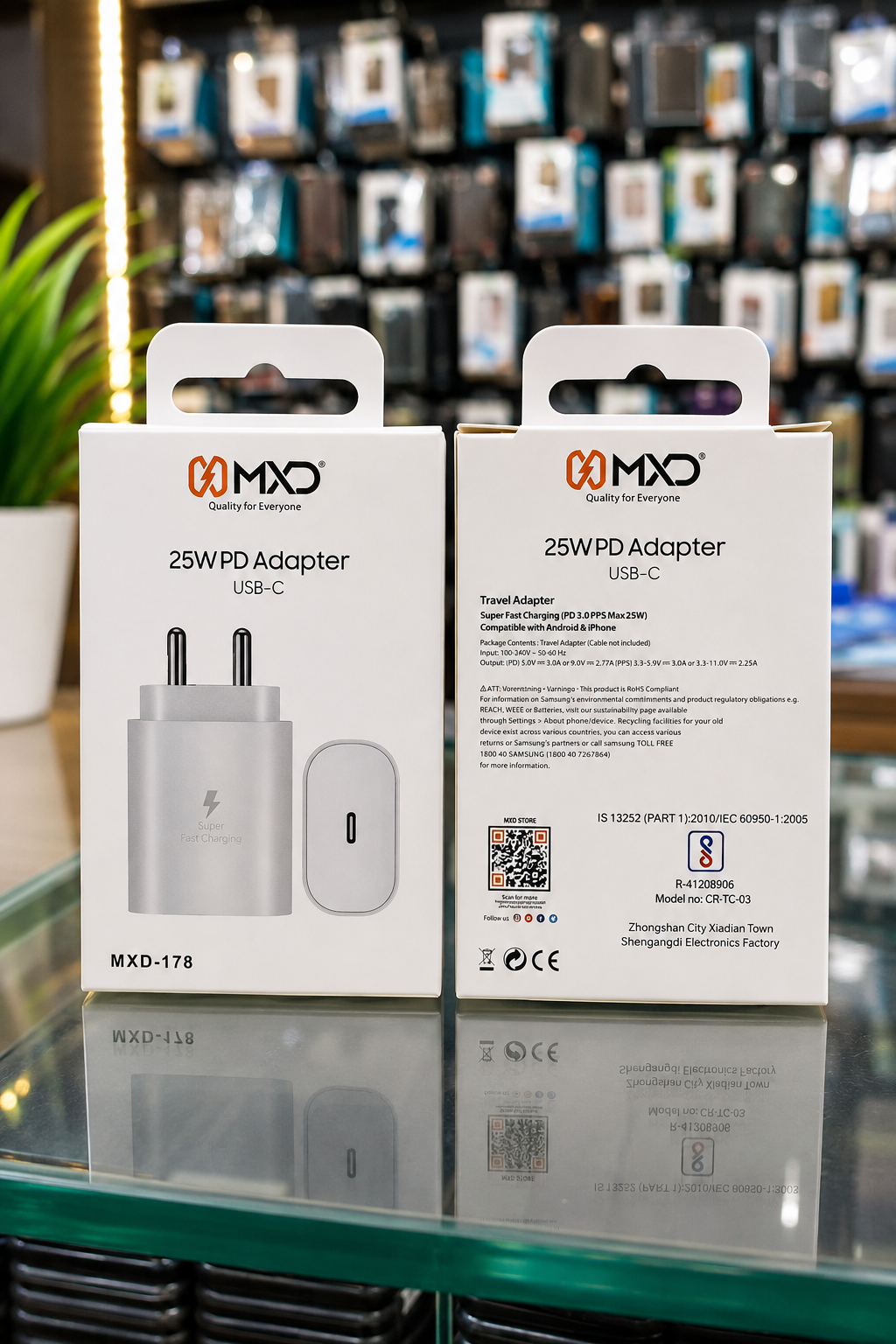 25W Fast Charger USB-C PD Adapter – 25W Fast Charging Power Delivery Type-C Mobile Charger - Image 4