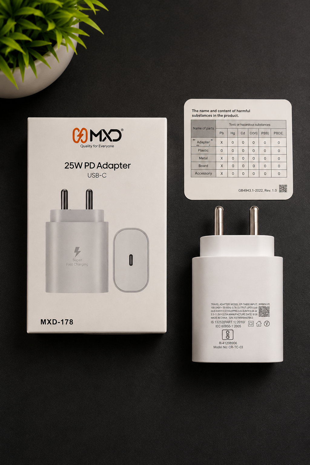 25W Fast Charger USB-C PD Adapter – 25W Fast Charging Power Delivery Type-C Mobile Charger - Image 5