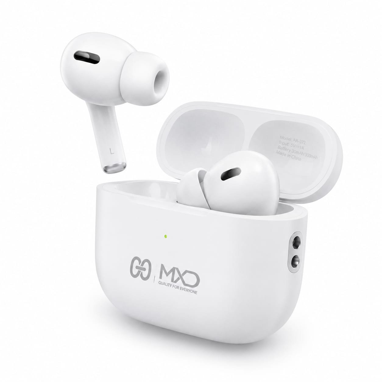 MXD AR-372 ANC Wireless Earbuds | 40H Battery | Bluetooth 5.2 | Hi-Fi Stereo Sound - Image 3