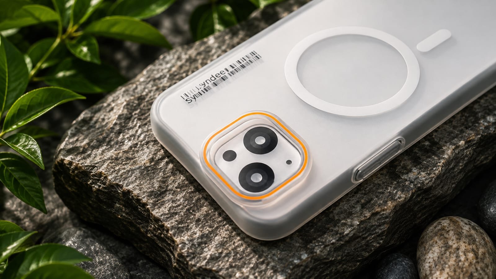 iPhone 13 Magnetic Frosted Clear Case – White | Shockproof MagSafe Back Cover - Image 4