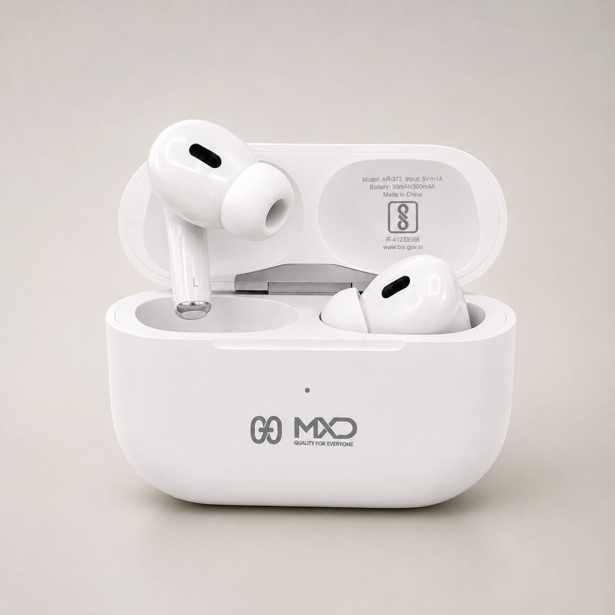 MXD AR-372 ANC Wireless Earbuds | 40H Battery | Bluetooth 5.2 | Hi-Fi Stereo Sound