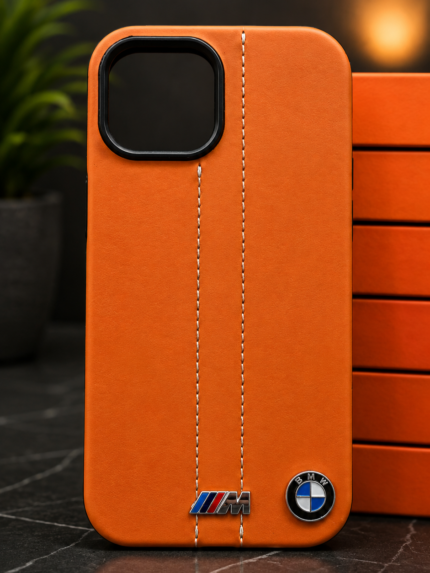 Phone 15 Leather Cover – BMW M Style Premium Case