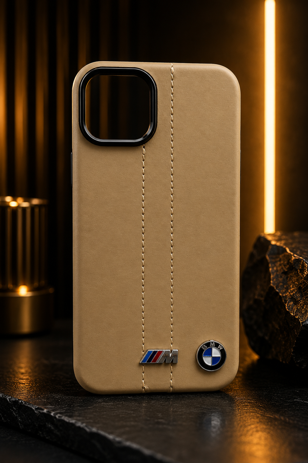 iPhone 13 Leather Cover | Premium BMW M Style Case - Image 3