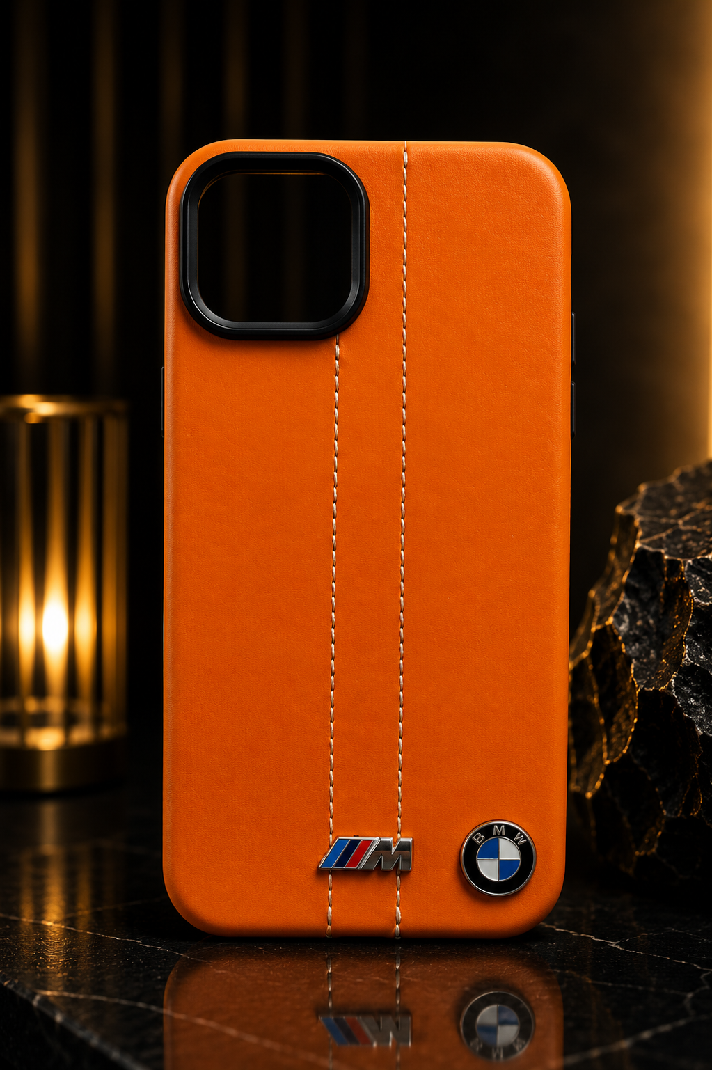 iPhone 13 Leather Cover | Premium BMW M Style Case