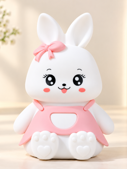 Cute Bunny Night Lamp | Kids Bedroom & Bedside Lamp