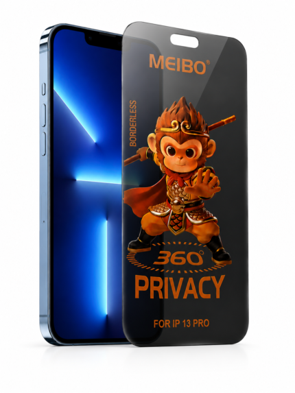 iPhone 13 Pro 360° Privacy Borderless Glass – Anti Spy 9H Tempered Glass